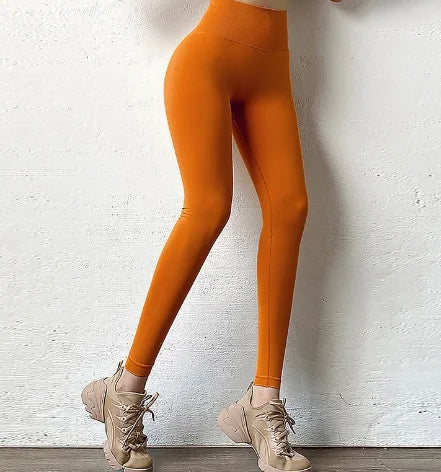 High Waist Push up Custom Women's Butt Lift Solid Breathable Quick Dry Spandex/Nylon Yoga Pants Leggings