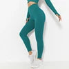 2025 High Waist Buttocks Pleated Buttocks Elastic Fitness Gym Yoga Sports Leggings for Women