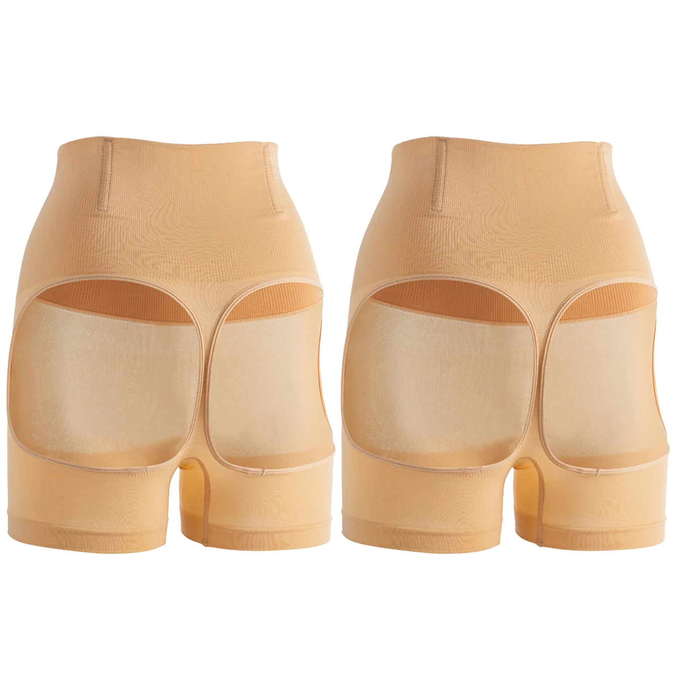 FLARIXA 1/2/3Pcs Shapewear Butt Lifter Seamless Women High Waist Slimming Panty Tummy Control Knickers Pant Briefs Body Shaper