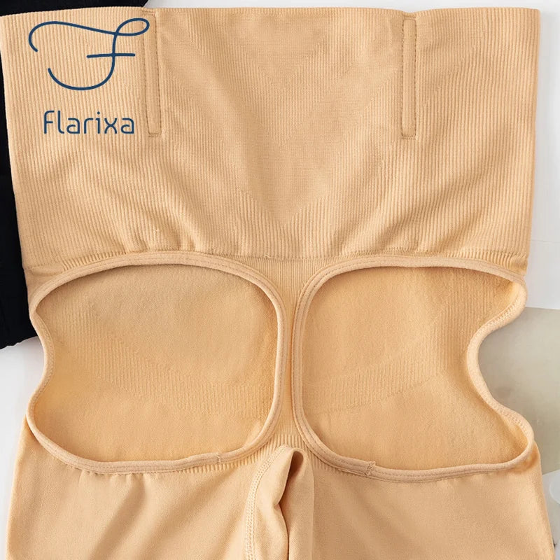 FLARIXA 1/2/3Pcs Shapewear Butt Lifter Seamless Women High Waist Slimming Panty Tummy Control Knickers Pant Briefs Body Shaper