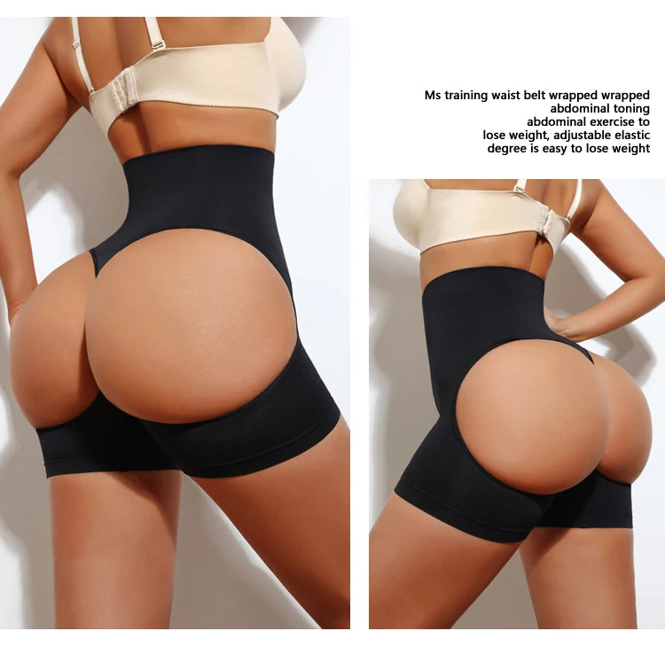 FLARIXA 1/2/3Pcs Shapewear Butt Lifter Seamless Women High Waist Slimming Panty Tummy Control Knickers Pant Briefs Body Shaper