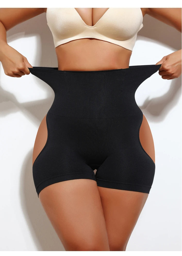 FLARIXA 1/2/3Pcs Shapewear Butt Lifter Seamless Women High Waist Slimming Panty Tummy Control Knickers Pant Briefs Body Shaper