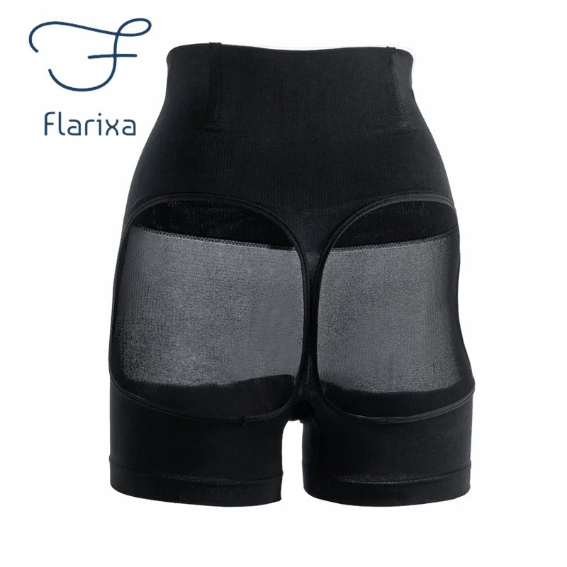FLARIXA 1/2/3Pcs Shapewear Butt Lifter Seamless Women High Waist Slimming Panty Tummy Control Knickers Pant Briefs Body Shaper