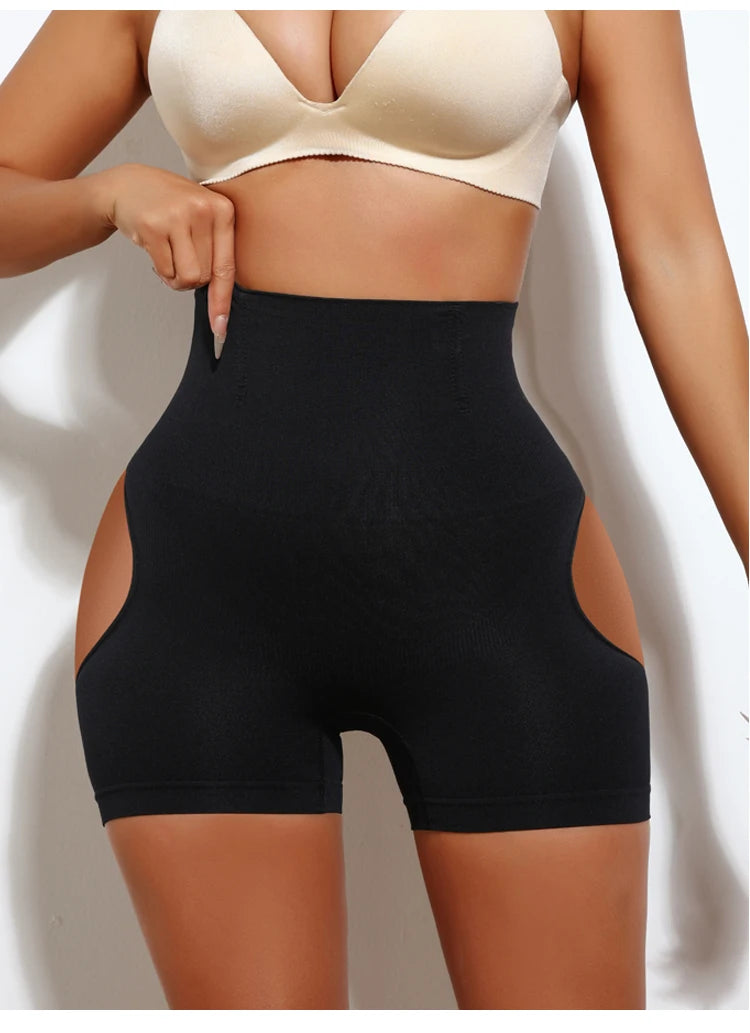 FLARIXA 1/2/3Pcs Shapewear Butt Lifter Seamless Women High Waist Slimming Panty Tummy Control Knickers Pant Briefs Body Shaper