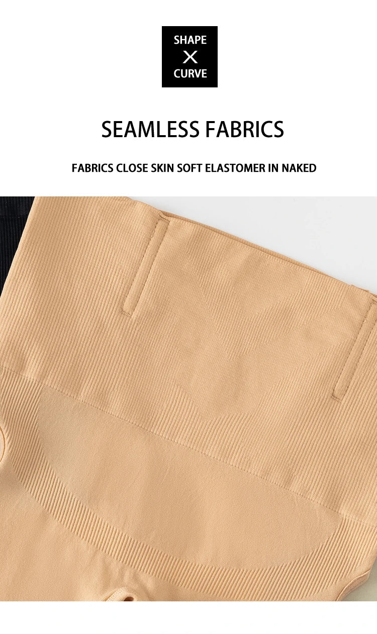 FLARIXA 1/2/3Pcs Shapewear Butt Lifter Seamless Women High Waist Slimming Panty Tummy Control Knickers Pant Briefs Body Shaper